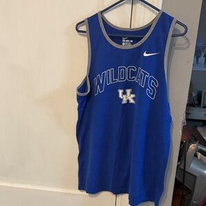 Nike KY Wildcats Blue and Gray Tank Top